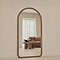 Amora - Full Length Large Arched Warm Wood Mirror 180cm x 90cm