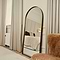 Arcus - Full Length Arched Bronze Large Metal Mirror 170cm x 80cm