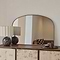 Aria - Black Metal Overmantle Wall Mirror 100cm x 70cm