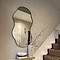 Ava - Black Pond Shaped Irregular Mirror 125cm x 65cm