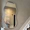 Ava - Ecru Pond Shaped Irregular Mirror 125cm x 65cm