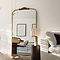 Amelia - Full Length Gold Arched Metal Mirror 186cm x 100cm