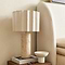 Castella - Travertine Scallop Shade Table Lamp