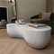 Leonardo - Minimal Concrete Shaped Coffee Table Large