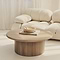 Madison - Large Washed Wood Round Wooden Coffee Table