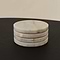 Marbelle - White Marble Coasters Set of 4 Round