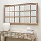Sasha - Oak Shabby Chic Rectangular Window Mirror 134cm x 70cm