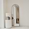 Theo - Full Length Black Arched Large Metal Mirror 160cm x 50cm