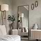 Theo - Full Length Black Rectangular Large Metal Mirror 179cm x 60cm