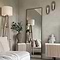 Theo - Full Length Black Rectangular Large Metal Mirror 179cm x 60cm