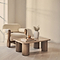 Alina - Washed Wood Rectangular Large Wooden Coffee Table
