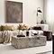 Atella - Arabescato Rectangular Premium Solid Marble Coffee Table