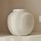 Cyra - Large Ivory Gloss Ceramic Vase