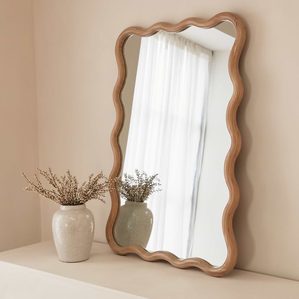 Miroir SAHEL Format Mural · Bois Clair