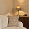 Erisha - Rose Printed Fabric Square Cushion