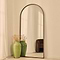 Corra - Antique Bronze Full Length Arched Rope Twist Mirror 190cm x 90cm