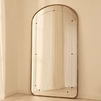 Venosa - Full Length Gold Arched Metal Mirror 180cm x 100cm