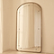 Venosa - Full Length Gold Arched Metal Mirror 180cm x 100cm