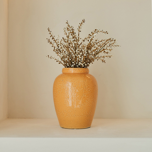 Portera - Ochre Gloss Ceramic Vase