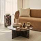 Ravello - Dark Emperador Round Premium Solid Marble Coffee Table