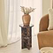 Ravello - Dark Emperador Round Premium Solid Marble Side Table