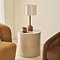 Rivington - High Gloss Ivory Round Side Table