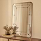 Teramo - Gold Antique Glass Metal Overmantle Mirror 120cm x 80cm