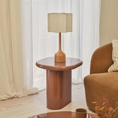 Rivington - High Gloss Mocha Rectangular Side Table