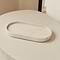 Travara - White Marble Oval Decorative Tray