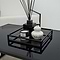 Brooklyn - Black Modern Square Tinted Mirrored Decorative Tray