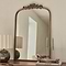 Amelia - Gold Arched Metal Portrait Mirror 100cm x 64cm