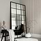 Brooklyn - Full Length Large Black Metal Mirror 180cm x 90cm