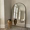 Liberty - Black Full Length Arched Metal Mirror 180cm x 110cm