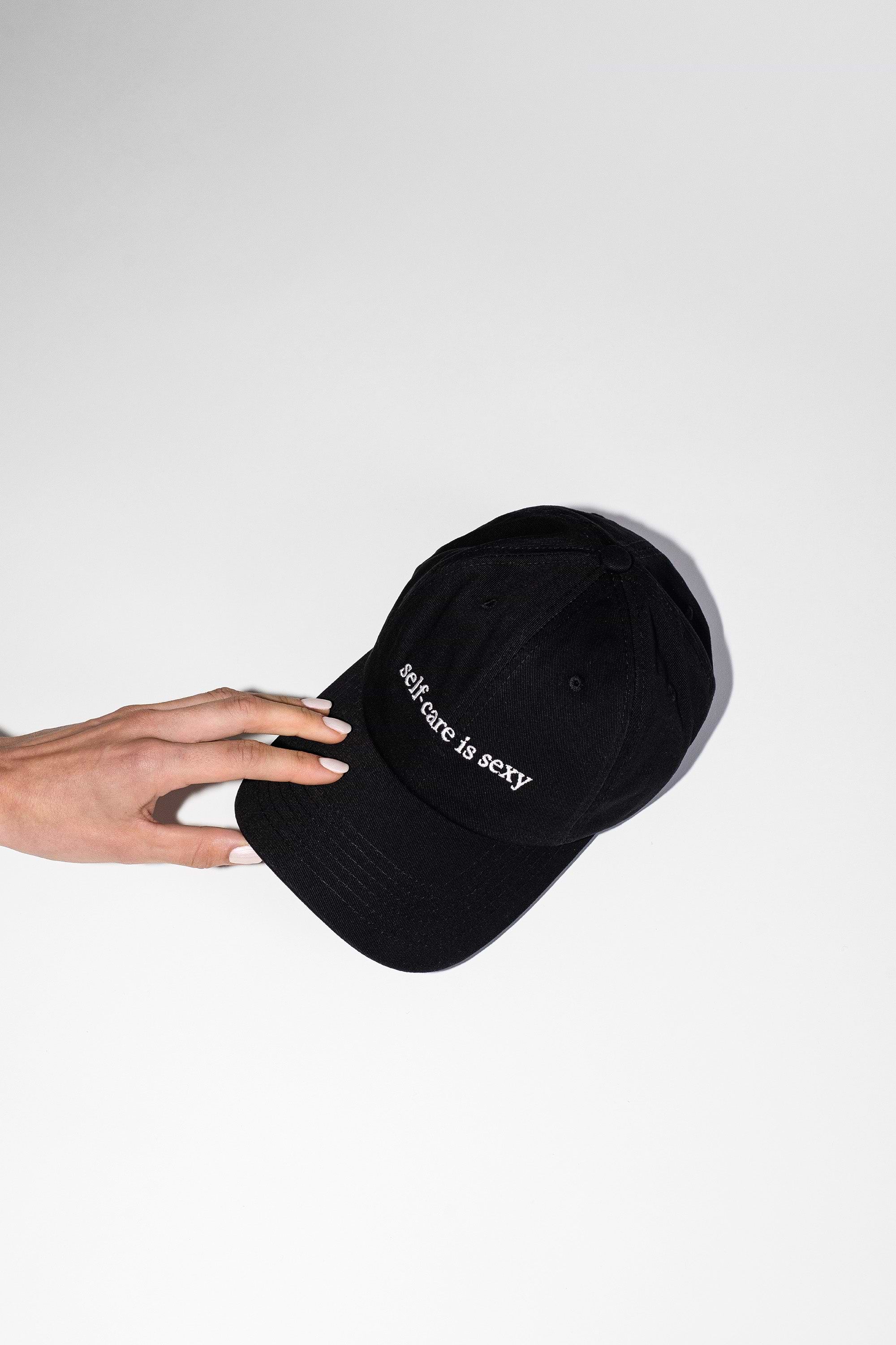 Cap "self-care is sexy" schwarz