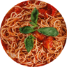 Espaguetis con tomate