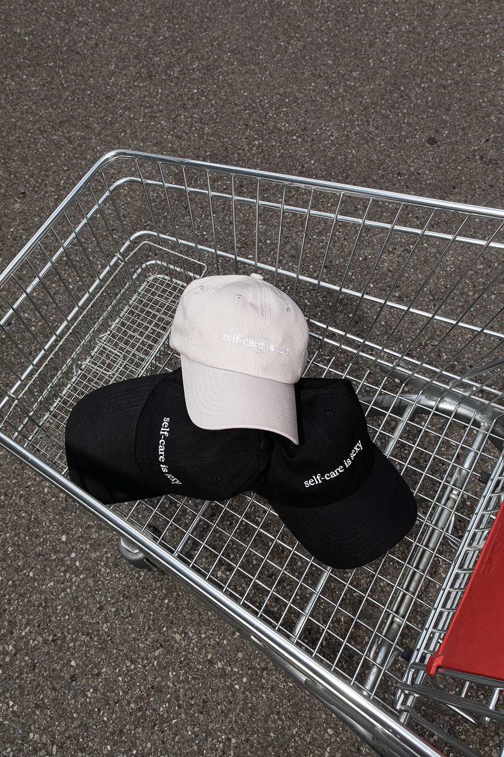 Cap "self-care is sexy" grey