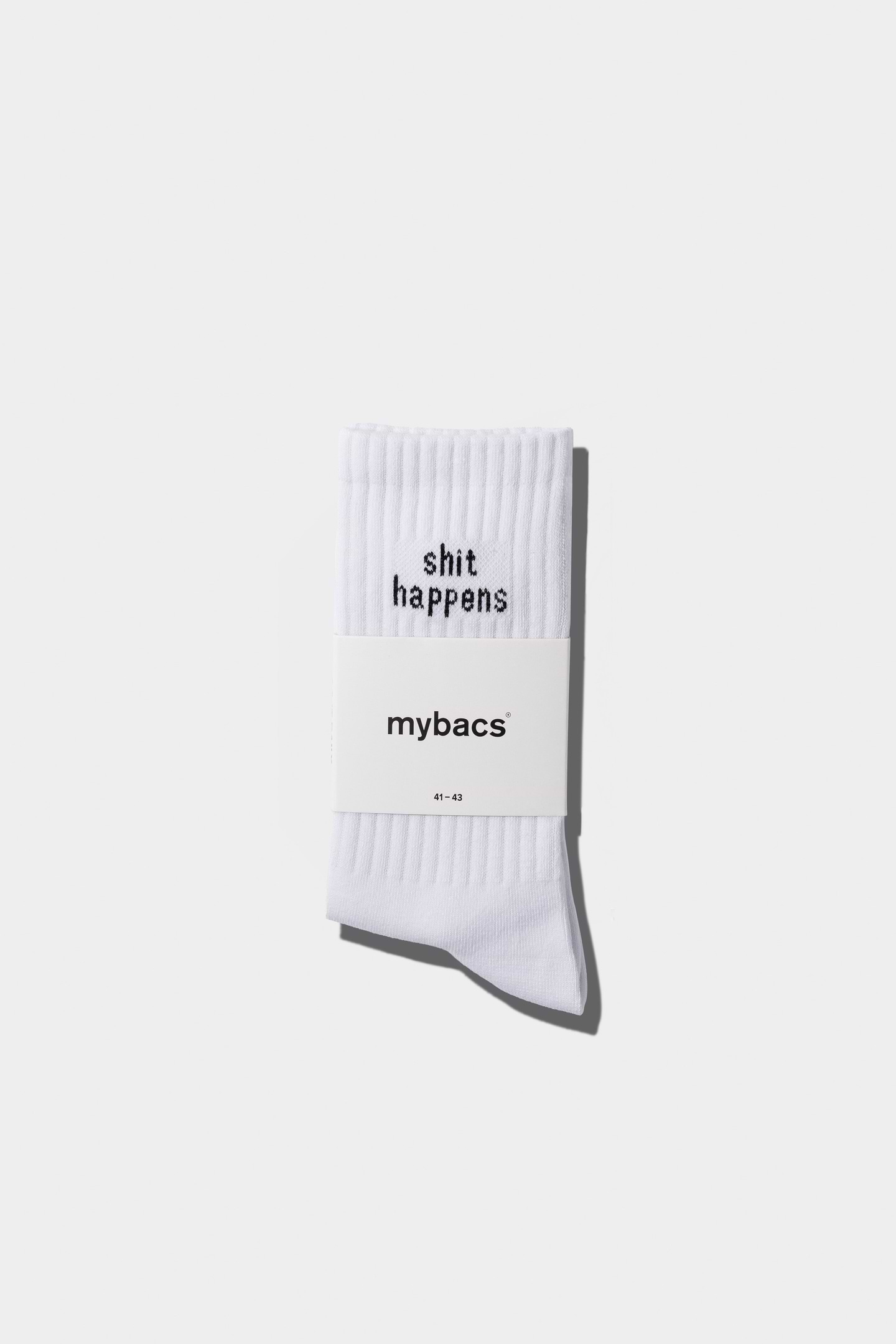 Le calze "Shit happens".