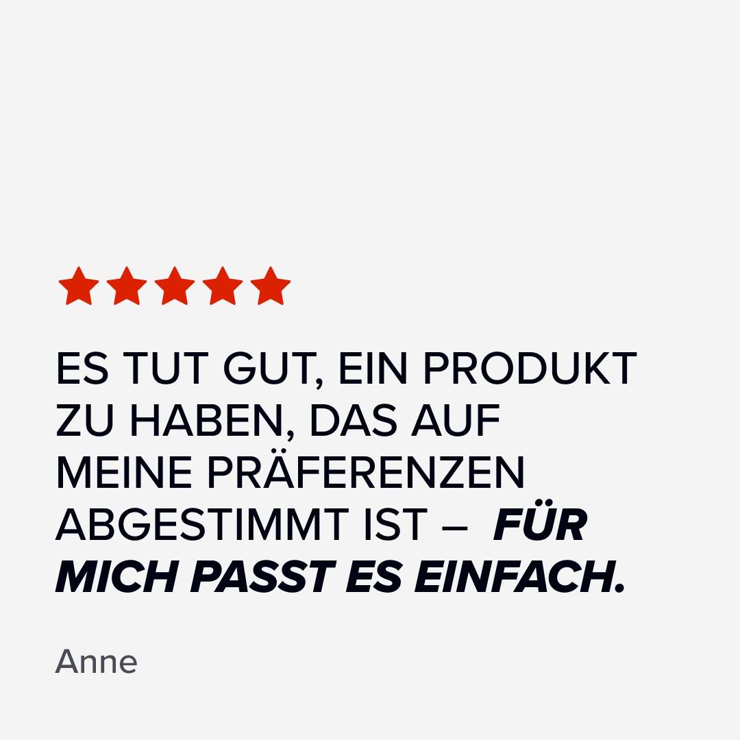 Kundenbewertung zu Dailybacs® Women mit positivem Erfahrungsbericht.