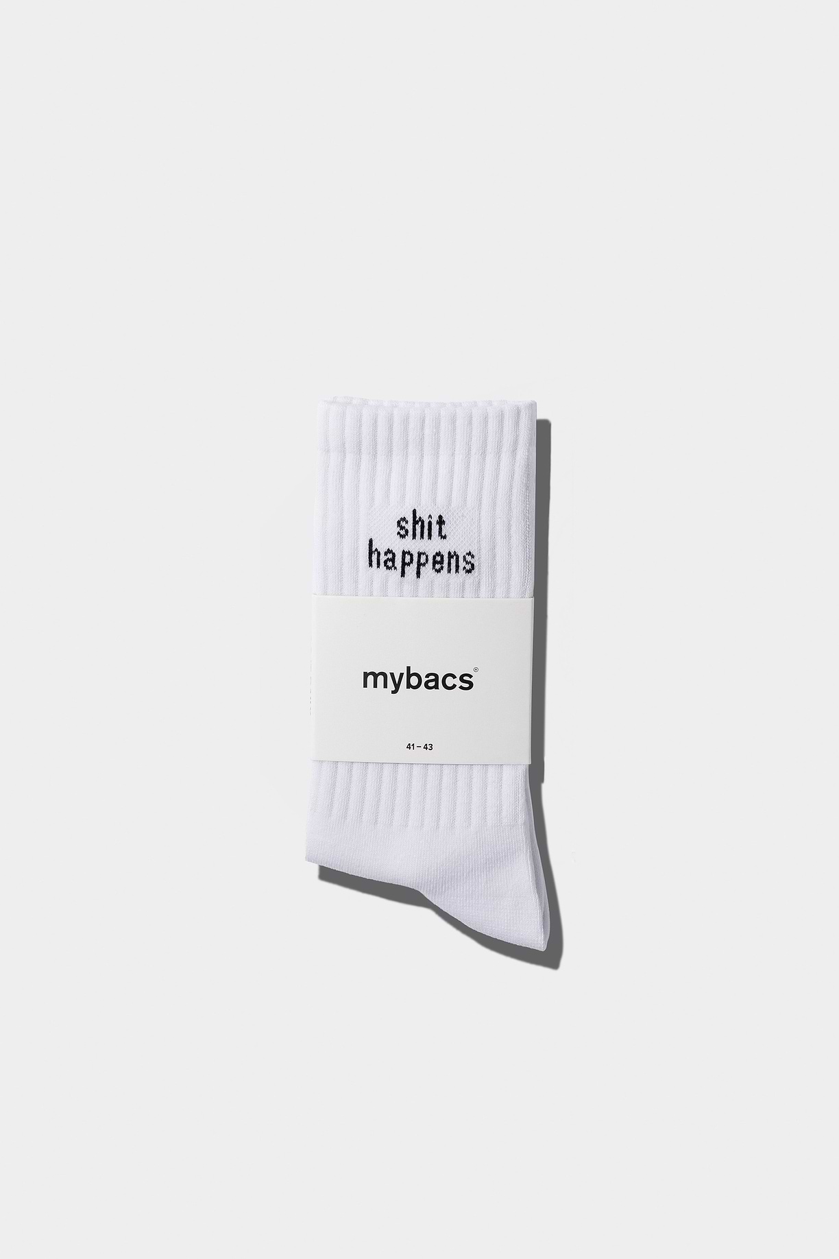 Socken "Shit happens"