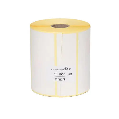 מדבקות 50X100 מילימטר לבן למדפסת 1000 יחידות