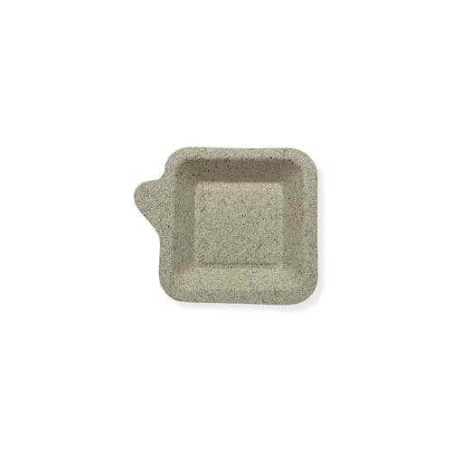 צלחת מרובעת 11.5X11.5 סנטימטר קנה סוכר ונבט חיטה 1000 יחידות