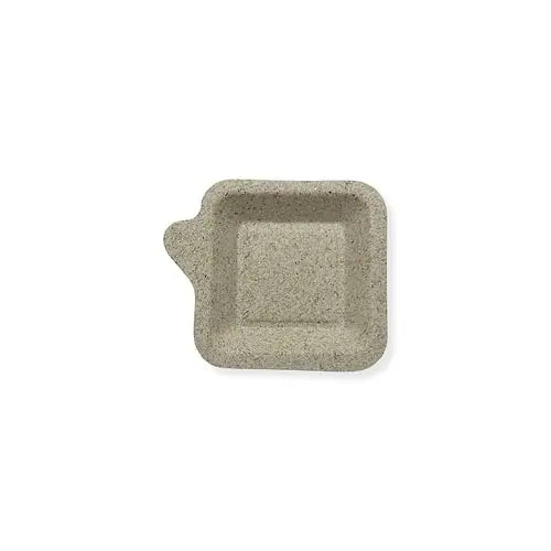 צלחת מרובעת 11.5X11.5 סנטימטר קנה סוכר ונבט חיטה 1000 יחידות