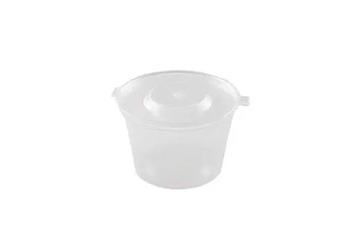 גביע רוטב 4oz עם מכסה מחובר 1000 יחידות