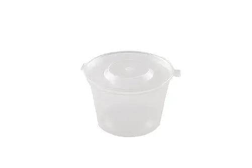 גביע רוטב 4oz עם מכסה מחובר 1000 יחידות
