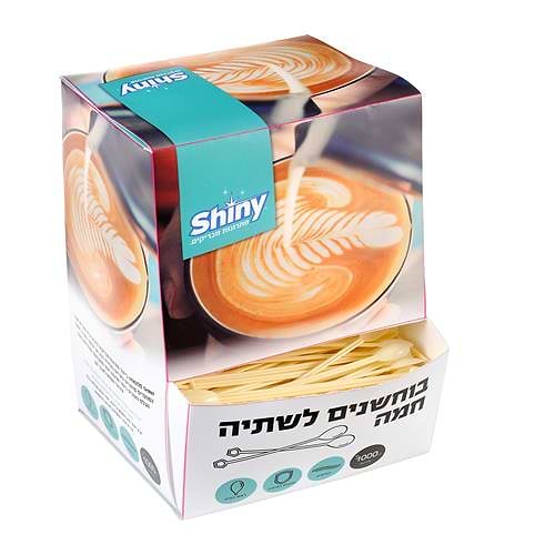 בוחשן קפה עם כפית 1000 יחידות