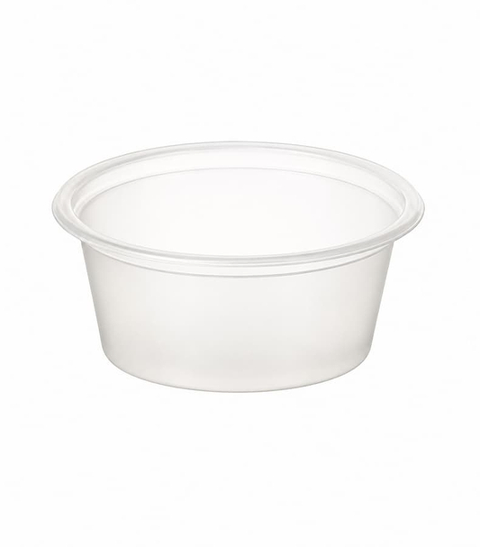גביע רוטב 1oz שקוף 2500 יחידות רול מרקט