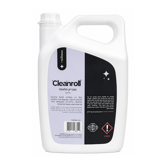 Cleanroll מבריק חלונות 4 ליטר
