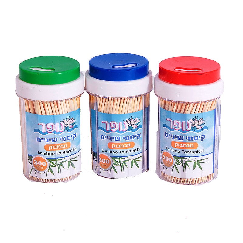קיסמי שיניים במלחיה 300 יח׳ רול מרקט Roll Market