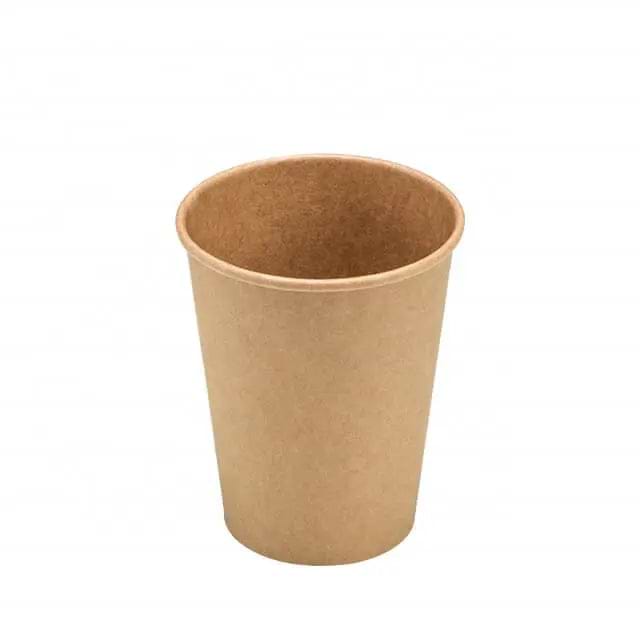 כוסות 9oz לשתייה חמה בצבע חום קראפט