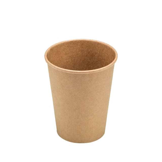 כוסות 9oz לשתייה חמה בצבע חום קראפט